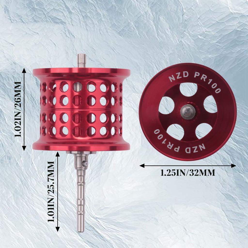 Limnyves Fishing Reel Spool Lightweight Micro Type Aluminum Alloy Wheel
