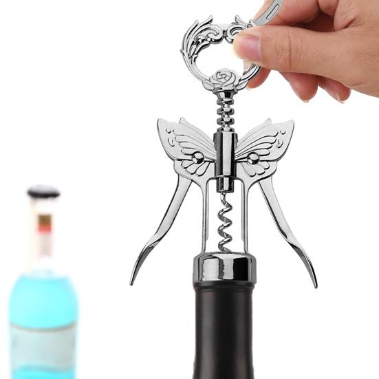 Wine Bottle Opener Butterfly Wing Multifunctional Corkscrew for Kitchen Restaurant Chateau And Bars Table Decor