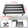 Aluminum Effects Pedal Board with Velcro Closure and Bag Alloy, Ultra-Lightweight 0.78kg (50.5x30.5cm)