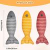 Cat Catnip Toys Fish - Cat Nip Kicker Toy for Indoor Cats, Squeak Interactive Toys for All Breeds Kitten, 3 Pcs Plush Pillows Soft and Durable for Pet