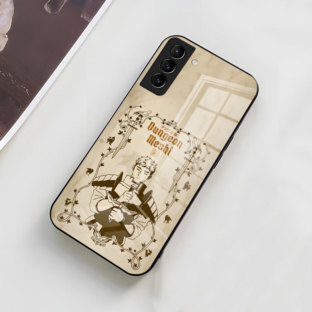 D-DungeonM- Meshi Phone Case For Samsung A56 A36 A26 A16 A15 A25 A35 A55 A14 A34 A24 A54 Glass Case