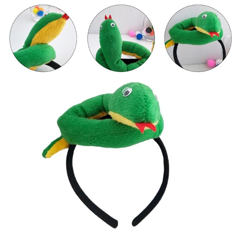 Fasce per Capelli Cartoni Animati Ragazza Copricapi di Halloween Serpenti Fasce per Capelli Copricapi Divertenti