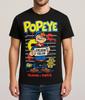Popeye The Sailor Man Men's Reason Brand Exclusive Collab T-Shirt Black
