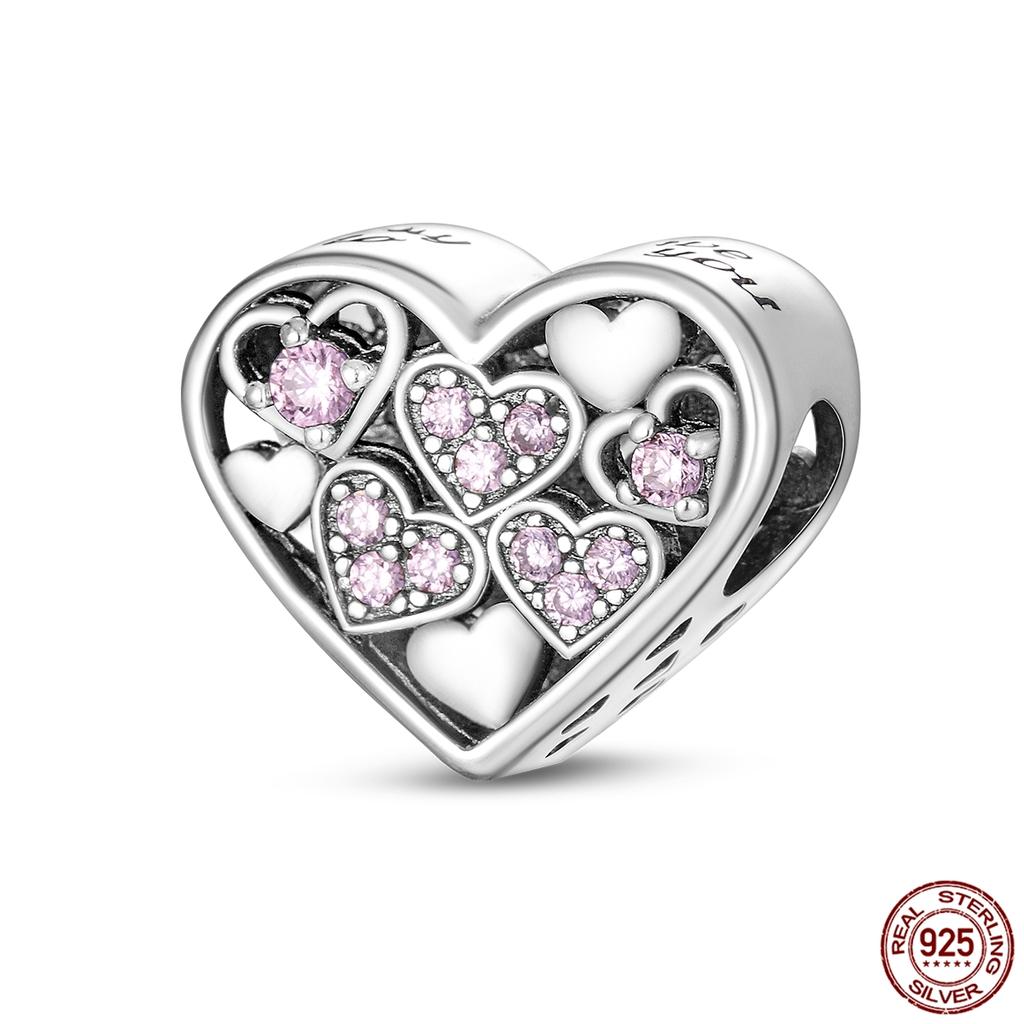 New In MotherS Day Copper Charm Mom Mother Family Charm Bead Fits Genuine Bracelets DoItYourself Woman Jewellery Gifts