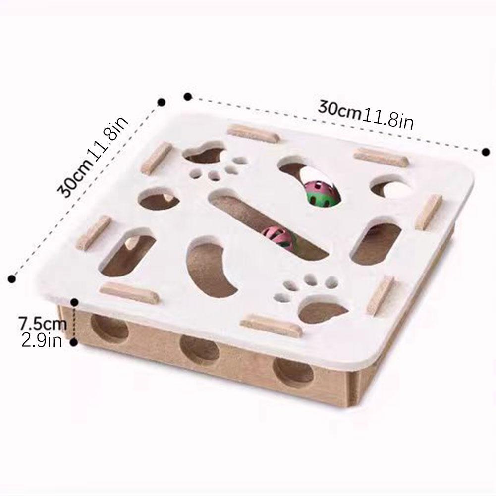 Felt Cat Puzzle Toy Interactive Felt Puzzle Box For Indoor Cats For Indoor/Outdoor Play