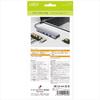 Leader Media Techno LAZOS USB 4K HDMI PD Silver 3.1 Type-C Hub, 6-in-1, Port, Port,