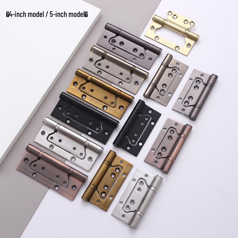 Automatic Stainless Steel Spring Hinge with Invisible Buffer for Wooden Doors