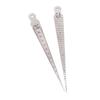 Taper Gage 0-15mm Stainless Steel Taper Welding Gauge Inch & Metric Feeler for G