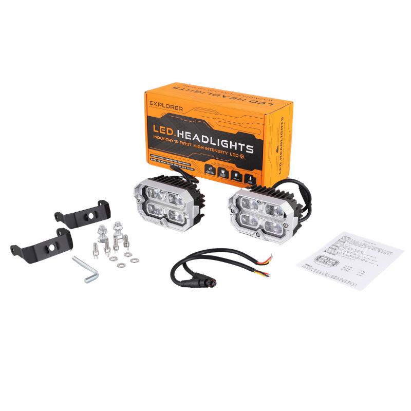 4x4 SUV LED Fog Lights: Off-Road Roof Rack & Grille Modification