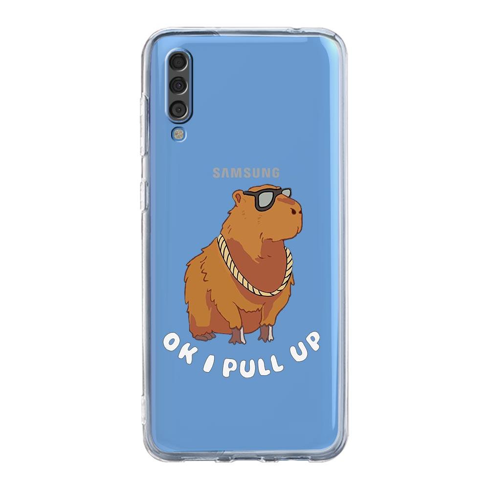 Cute Cartoon Capybara For Samsung A14 5G Phone Case A12 A22 A32 A34 A42 A52 A54 A50 A70 A30 A40 A20E A10S A20S A02S A04S Cover