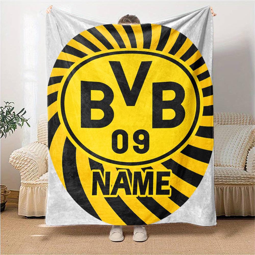 Custom Name Ipswich Town FC Crest Blanket for Couch & Bed, Plush Cozy Fuzzy Blanket Super Soft & Warm Blankets for Fall and Winter. 0908263