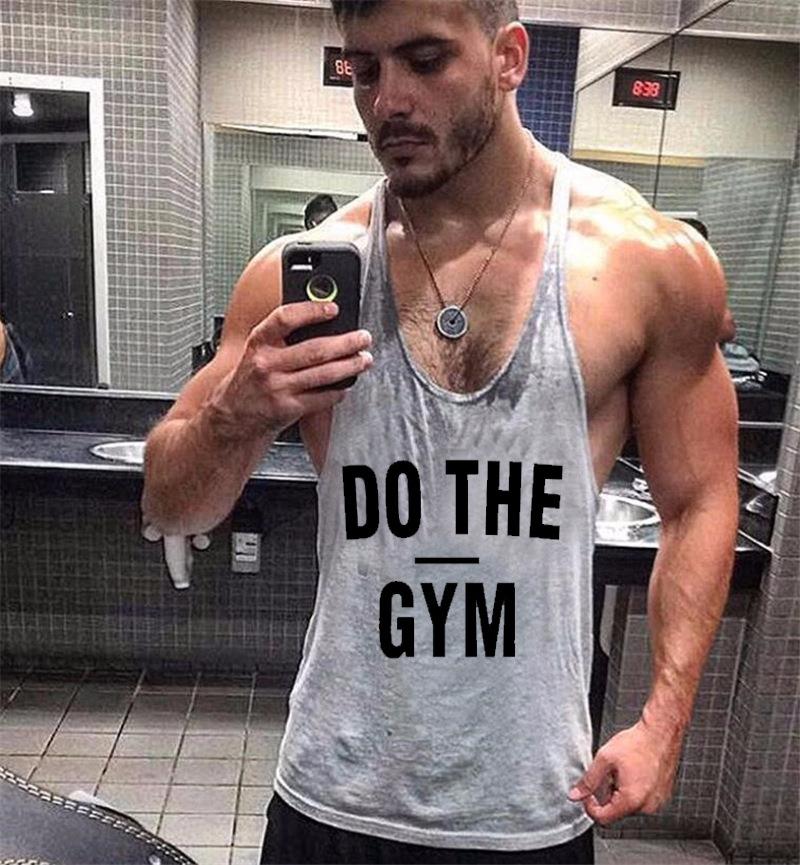 Men's European American Fitness Y-Back Sleeveless Training Vest