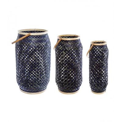 Set of 3 Bamboo Lanterns "Cross" Atmosphera