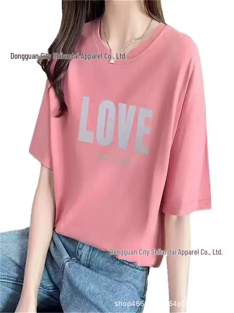 

Новая женская футболка с коротким рукавом для весны/лета One Size