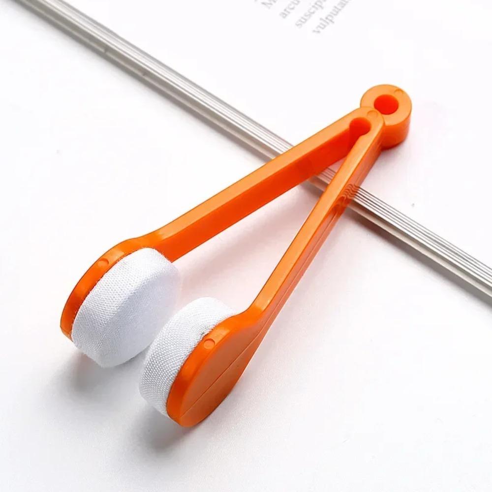 

Creative Two-side Glasses Brush Soft Microfiber Spectacles Cleaner Glasses Cleaner Rub Eyeglass Cleaning Brush Wiping Tool помаранчевий