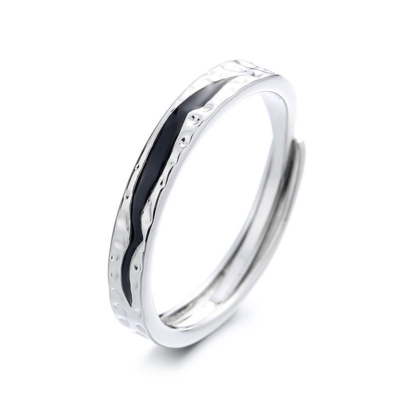925 Sterling Silver Ring Open Adjustable Silver/Gold for Women Exquisite Student Girlfriend Jewelry Accessories Wedding Party