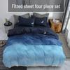 Internet Celebrity Style Cartoon Dormitory Bedding Set: Four-Piece for 1.2m, 1.5m, 1.8m Beds