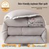 Thickened Warm Cotton-Soy Quilt for All Seasons - Single & Double Dorm Bedding