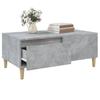 Vidaxl Coffee Table, Concrete Grey, 90X50X36.5 Cm