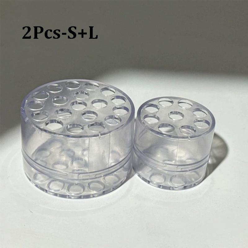 4/2Pcs Spiral Stem Holder for Flowers - Clear Floral Frog Arranger for DIY Bouquet, Vase Display, Flower Arrangement Supplies