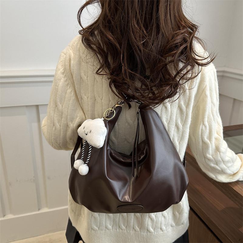 Pu Tote Bag For Women With Large Capacity And Vintage Style For Daily Use