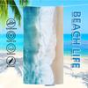 Swimming Bath Towel Microfiber Mermaid Fish Scale Pattern Thin Absorbent Extra Large Towel for Swimming Camping Yoga Bath Sports
