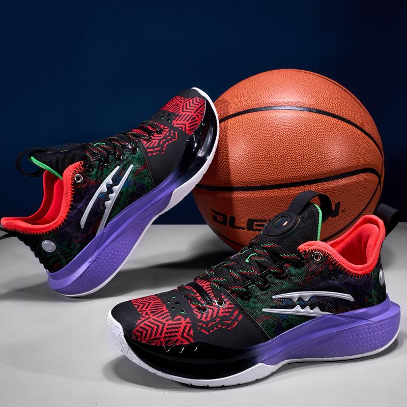 High-quality basketball shoes for men, breathable, wear-resistant, non-slip, friction will ring, youth professional game sports shoes for women