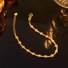 Luxury 24K 9999 Pure Gold Real Gold Women's Disco Ball Bracelet Cat's Eye Bracelet