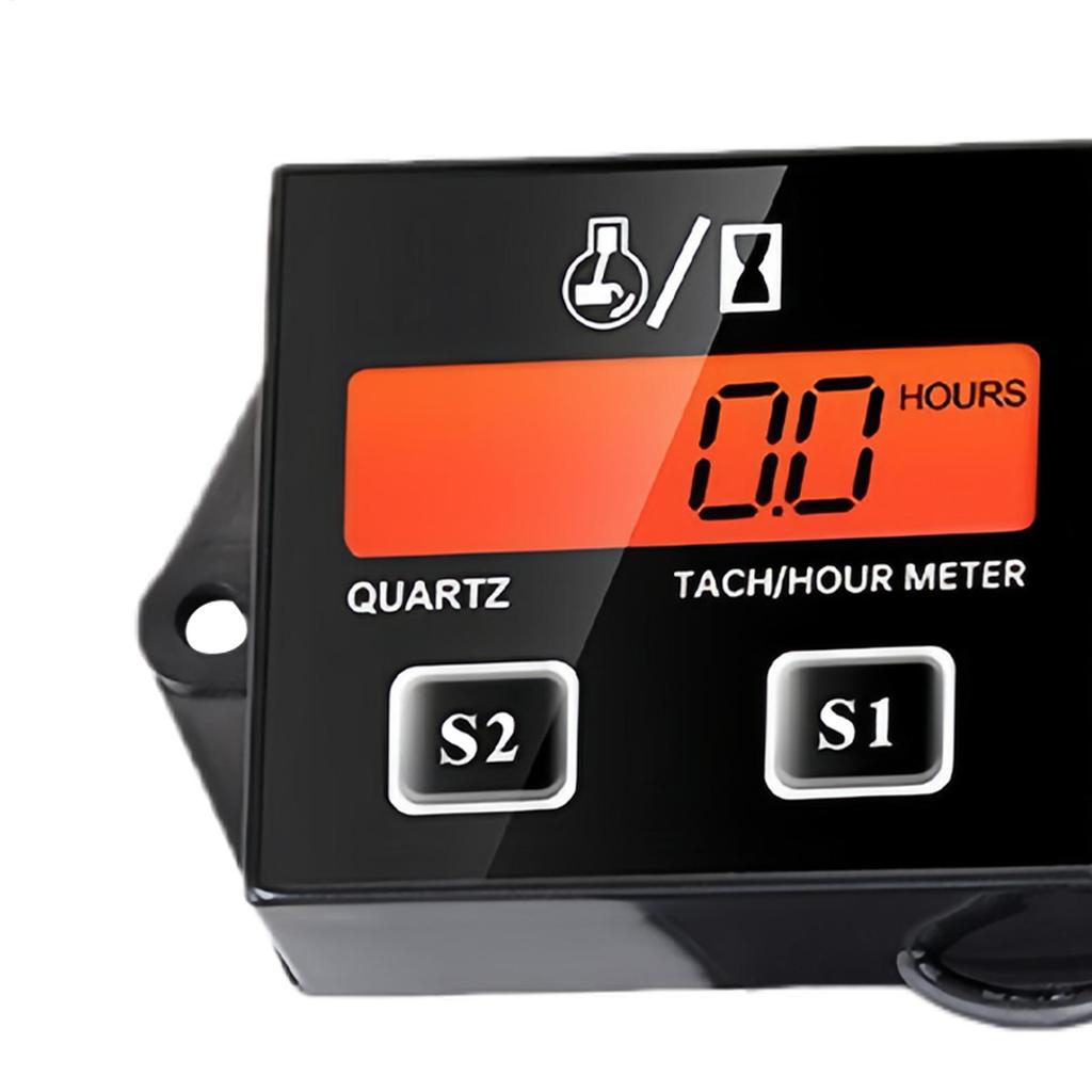 Small Engine Tachometer Precise Meter Support Tool Engine RPM Meter for Friends Men Outdoor Repair Maintenance Equipment