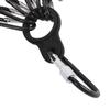 6PCS with Carabiner Fishing Hook Cover Case 4.5*2cm Squid Jig Bait Protector  River Fishing