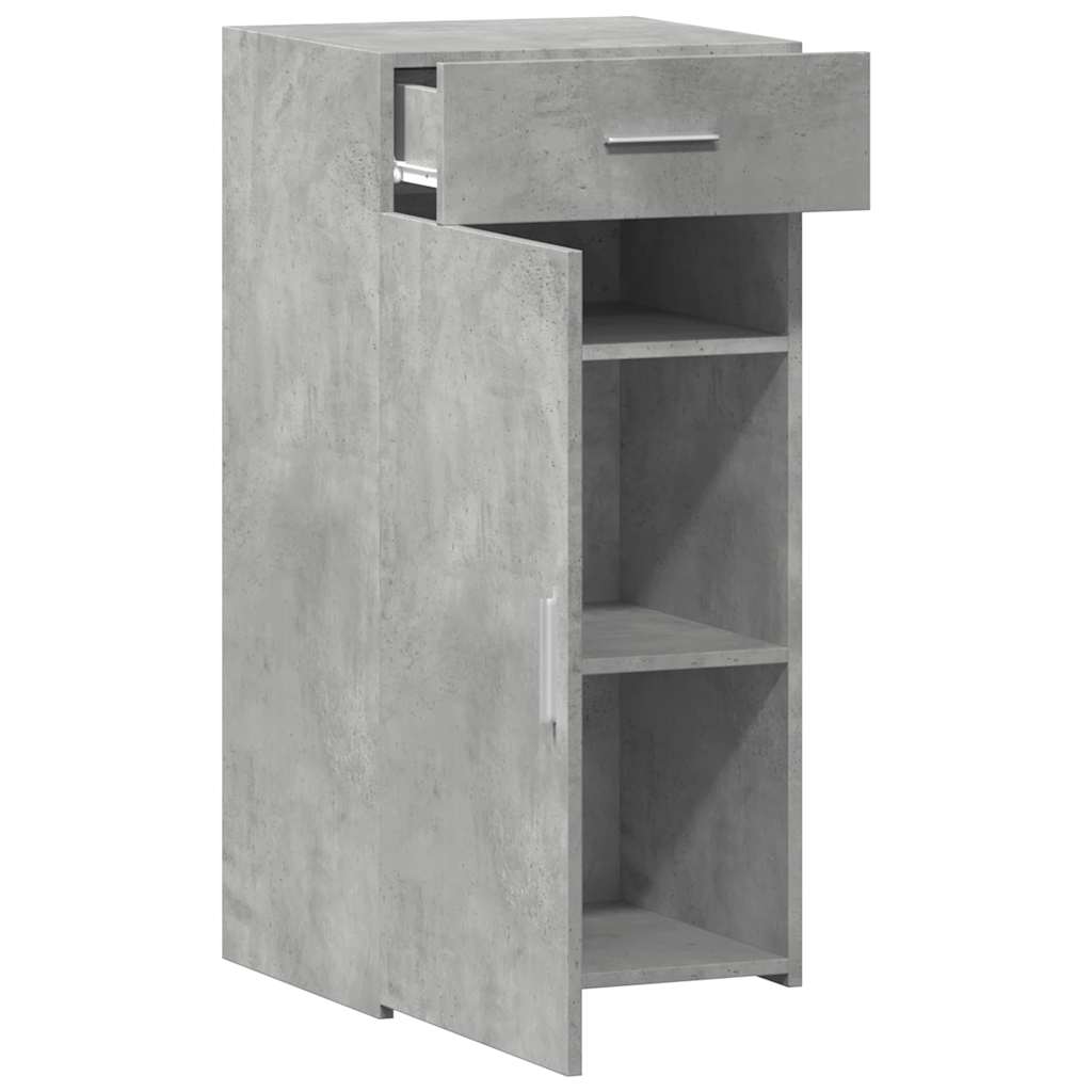 Vidaxl Szafka, Szarość Betonu, 45X42,5X93 Cm, Materiał Drewnopochodny