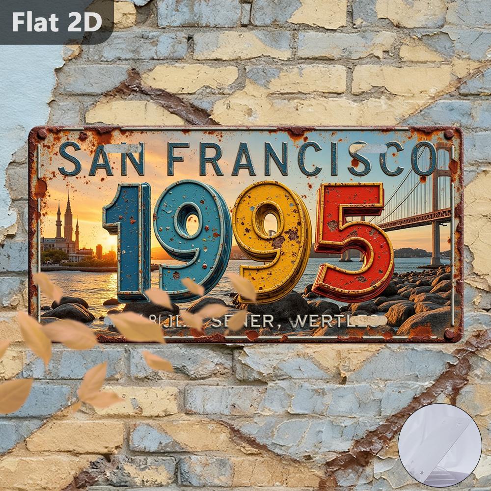 D Flat pc Only for Decoration Decor Outdoor Signs Wall Decor Sign SAN FRANCISCO
