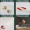 Self Adhesive Baseboard Trim Paintable Caulk-Compatible Wall Base Peel and Stick Flexible Molding Trim Strip Chair Rail