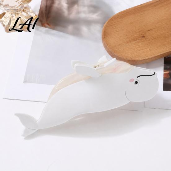 Fashionable Hairpins for Women Sea Animals Hair Claw Clip Women Elegant Ocean Theme Hairpin