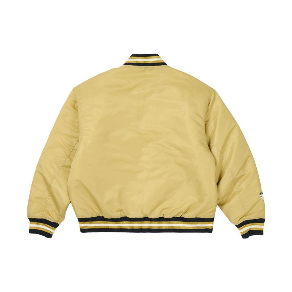 Palace Satin The Arena Jacket Gold Unisex Outerwear P25JK029