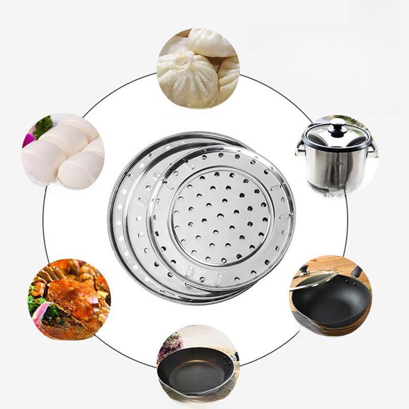 Stainless Steel Detachable Steamer Tray - Multi-Purpose & Movable Kitchen Tool
