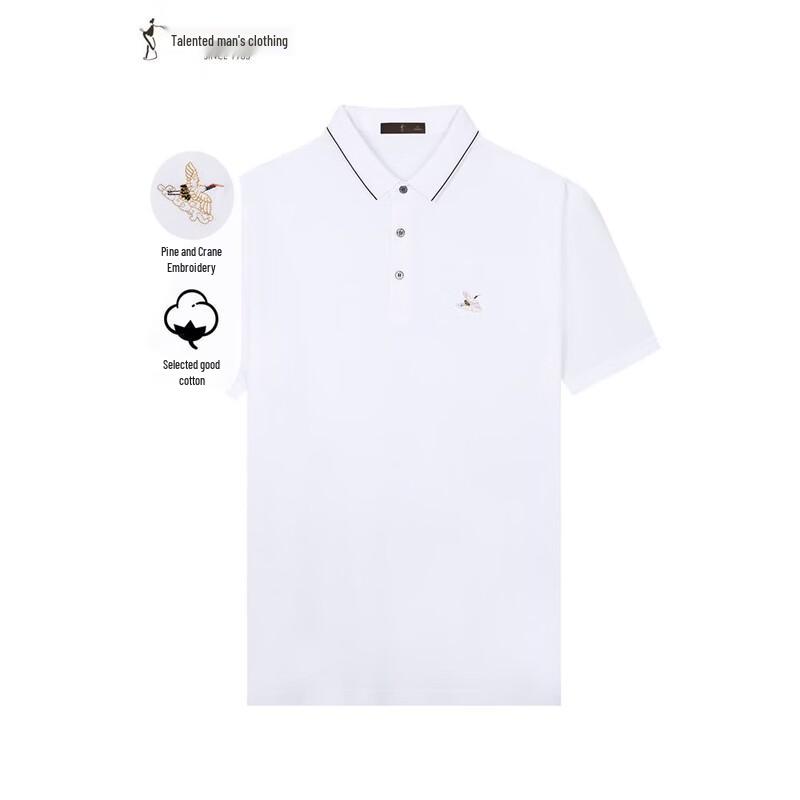 TRIES Kranstickerei 3.0 Kurzarm Piqué Poloshirt