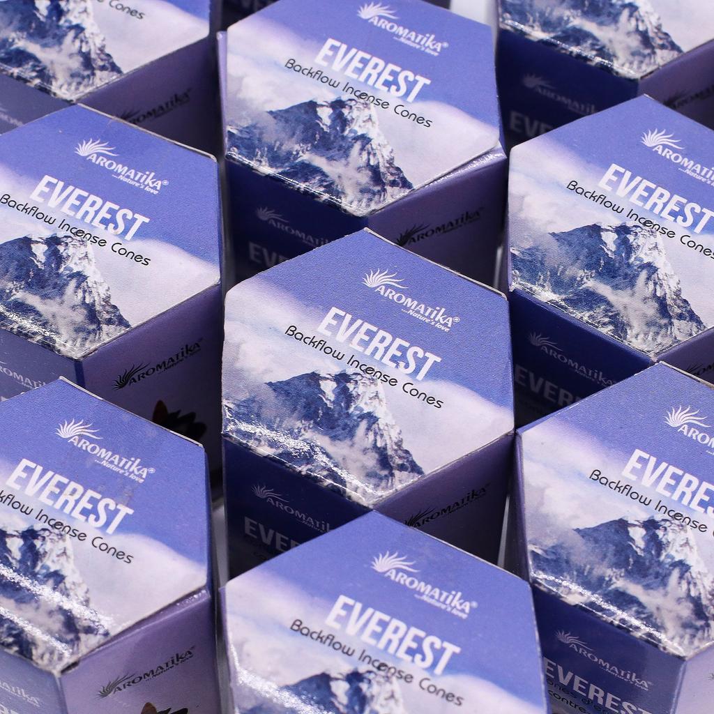 6x Backflow Incense Cones Masala Everest 10 Cones Aromatika