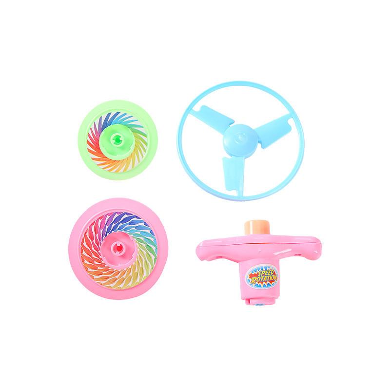 Toy Gyroscope Plastic With Bubble Push And Spin Features For Gift Relaxation