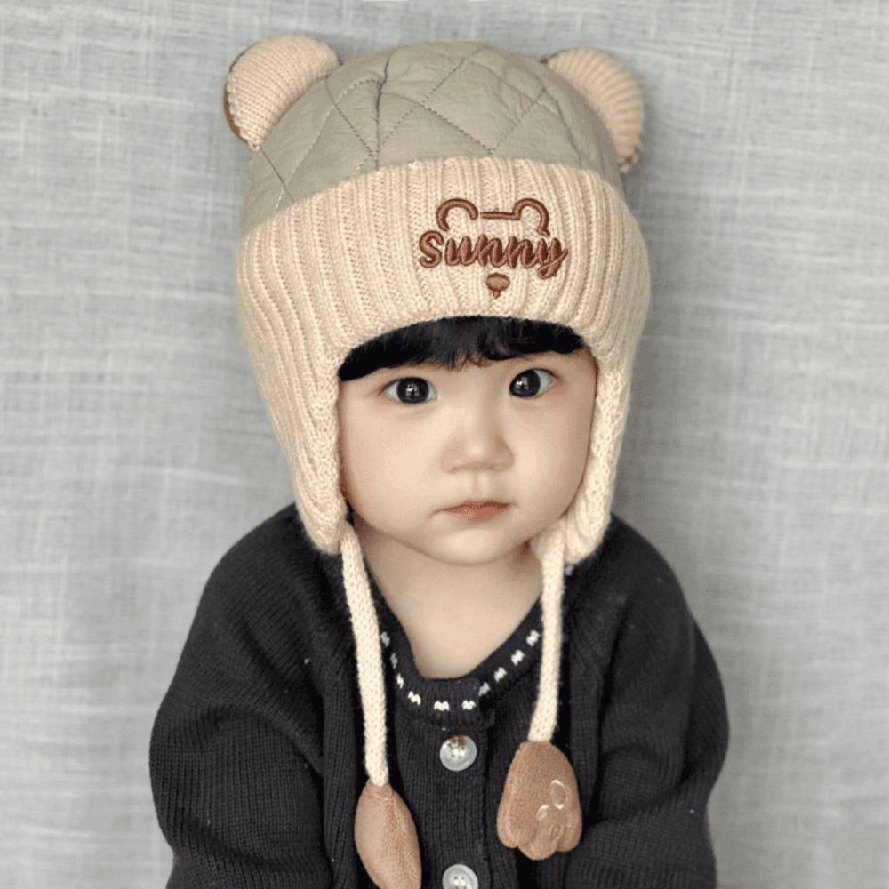 Soft Baby Ear Protection Cap Warm Kids Beanie Caps Kawaii Toddler's Lei Feng Hat  Winter Season