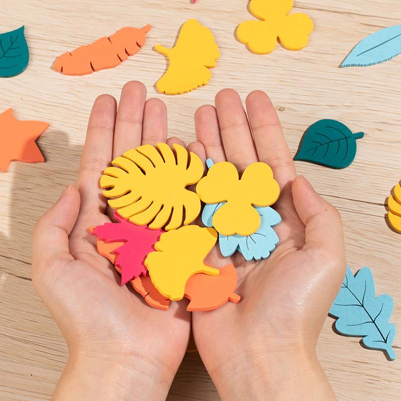 27 ks Dřevěné hračky na rozpoznávání listů Hračky pro rané vzdělávání kojenců Kognitivní hračky Dárky k narozeninové oslavě pro děti, chlapce a dívky