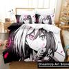 3D Print Fashion Anime Mary Skelter Finale Bedding Set Boys Girls Twin Queen Full Size Duvet Cover Pillowcase Bed Adult Bedroom