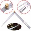 Stainless Steel Wedge Caliper 1-15mm Inner Diameter Gauge Set, 2 Pieces