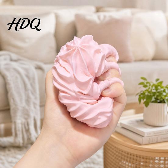 Stressabbau-Werkzeug 1/2/3 Stück Lindernde Creme Rollspielzeug, Weiches Dehnbares Eis-Knetkuchen-Spielzeug Langsam Aufgehendes Fidget Sensorisch für Angst TPR-Ball