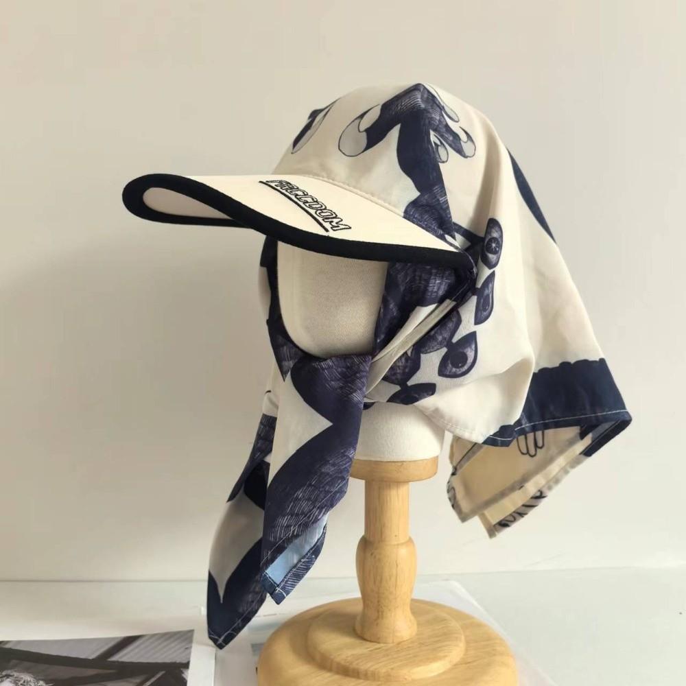 Bow Strappy Bandana Hat Vintage Satin Headscarf Hat Creative Dragon Claw Baseball Cap Girl