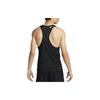 Nike Canotta da Running Girocollo con Logo AeroSwift Uomo Top Nero FN4231-010