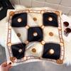 Fashion Square Fashion Foreign Style Small Silk Scarf Women'S Headband Decorative Scarf Dual-Purpose Small Square Scarf New Scarf