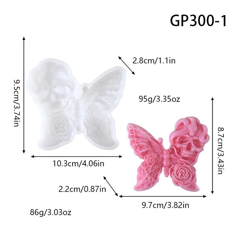 Butterfly Silicone Mold for Aromatherapy, Candle, Chocolate, Cake, and Candy DIY.