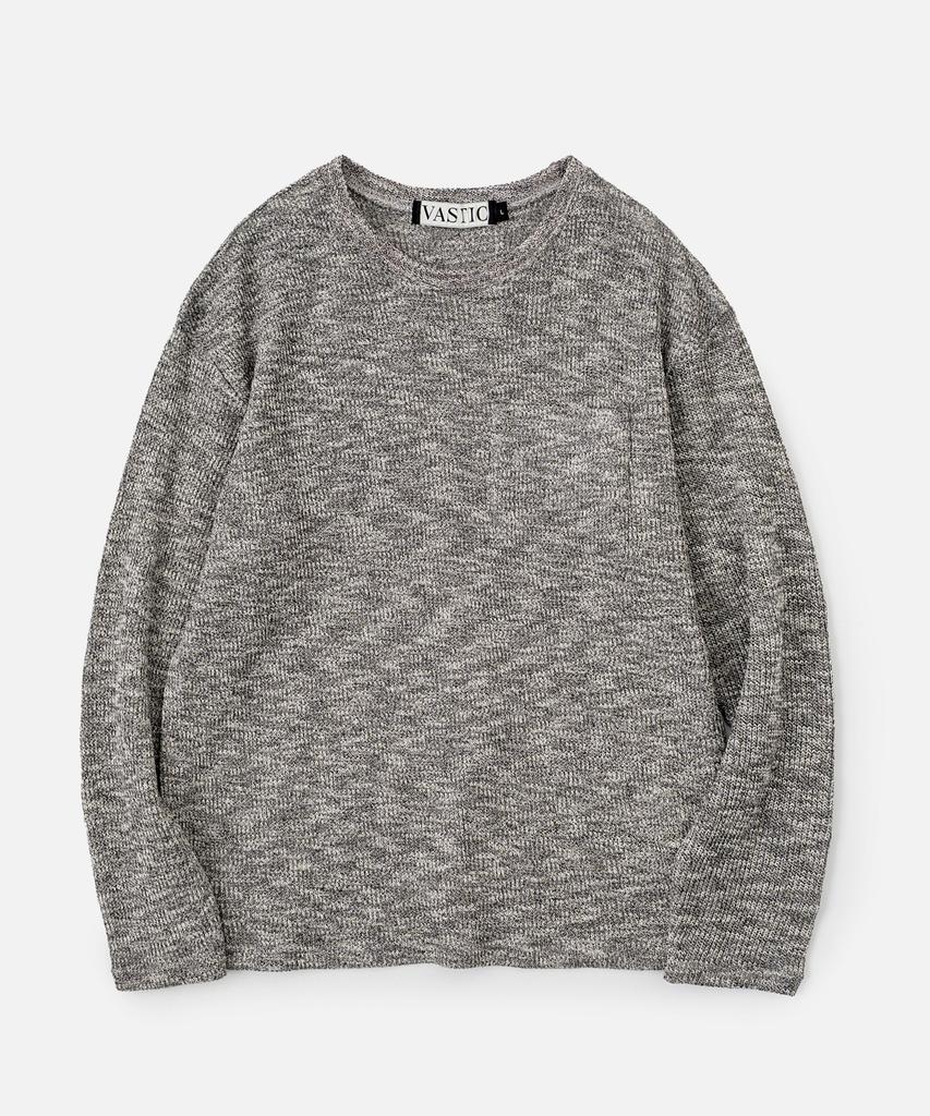 VASTIC Heathered Pocket Knit_Gray