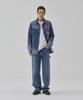 RYUL+WAI Denim Gradient Camouflage Shirt Indigo C6